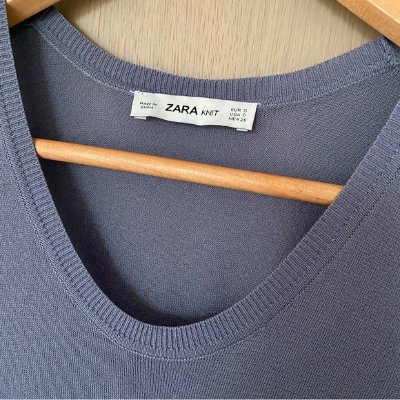 Zara knit scoop neck maxi dress - Picture 8 of 13